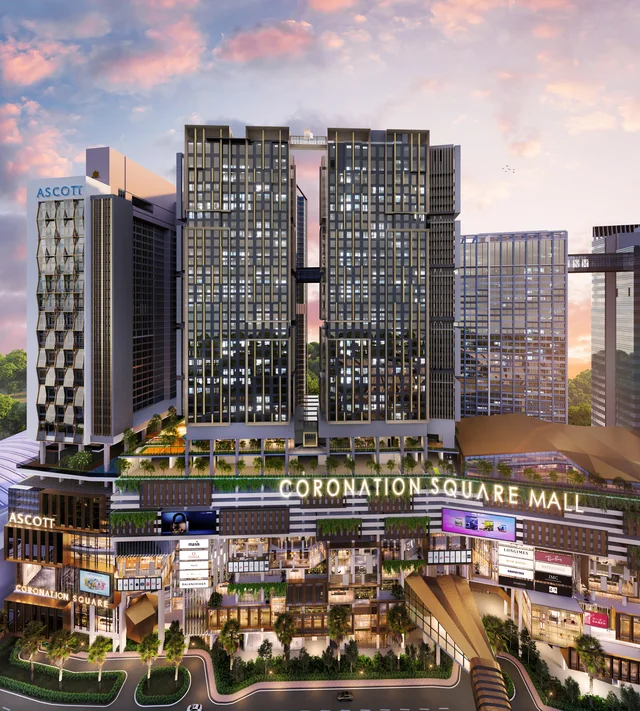 Coronade Twins 与 Coronation Square 建筑效果图