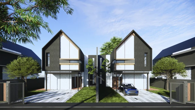 Vanda 2 半独立住宅建筑效果图